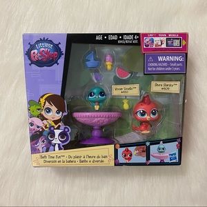 Littlest Pet Shop Bath Time Fun Set by Hasbo Bird Set